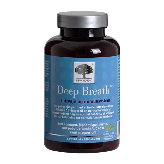 Deep Breath Luftveje og Immunsystem 180 tabletter